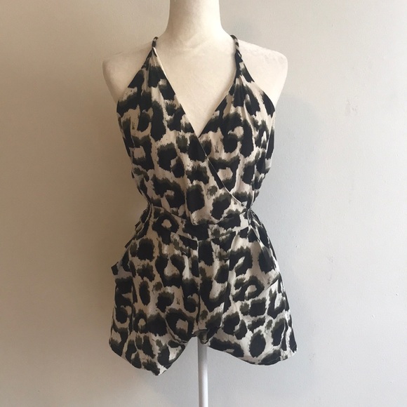 Intermix Pants - C Jade for Intermix Leopard Print Romper Large